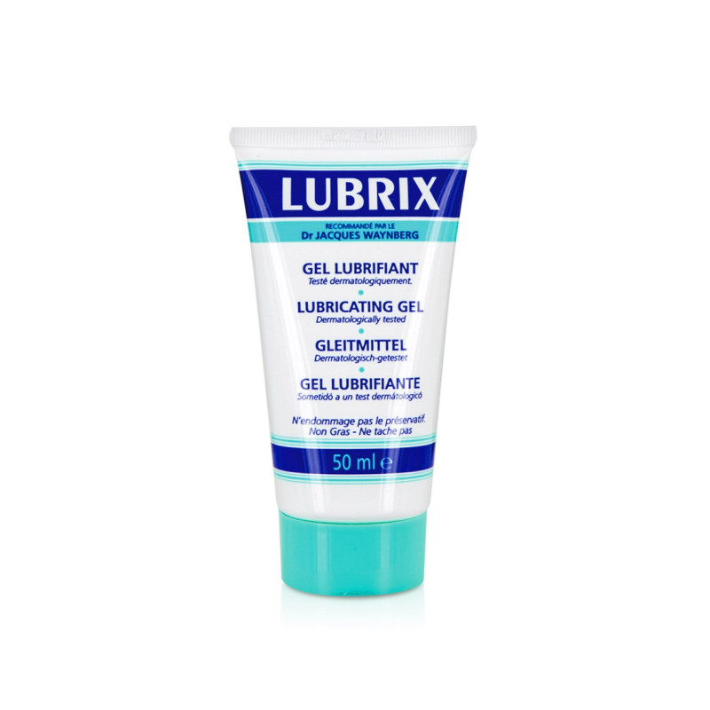 gel lubrifiant Lubrix 50 ml lubrifiant intime à base d’eau non gras pour confort sexuel