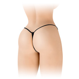 String ouvert Danuta noir dentelle fleur Fashion Secret