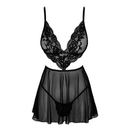 Nuisette French Kiss 242 ensemble deux pièces douceur transparence sensuelle