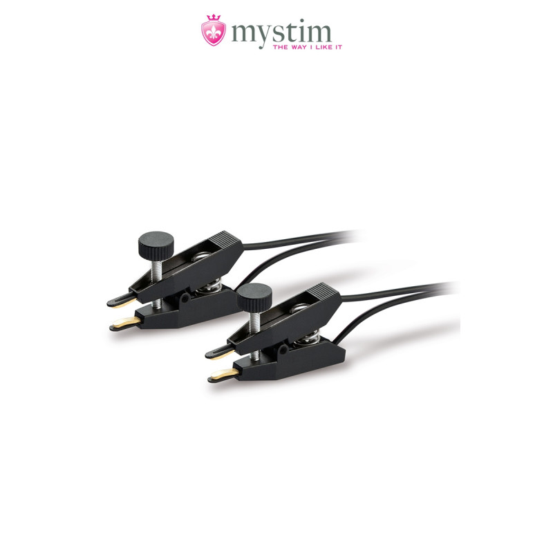 Pinces électro stimulation Barry Bite pour morsures électriques sur tétons sensibles.