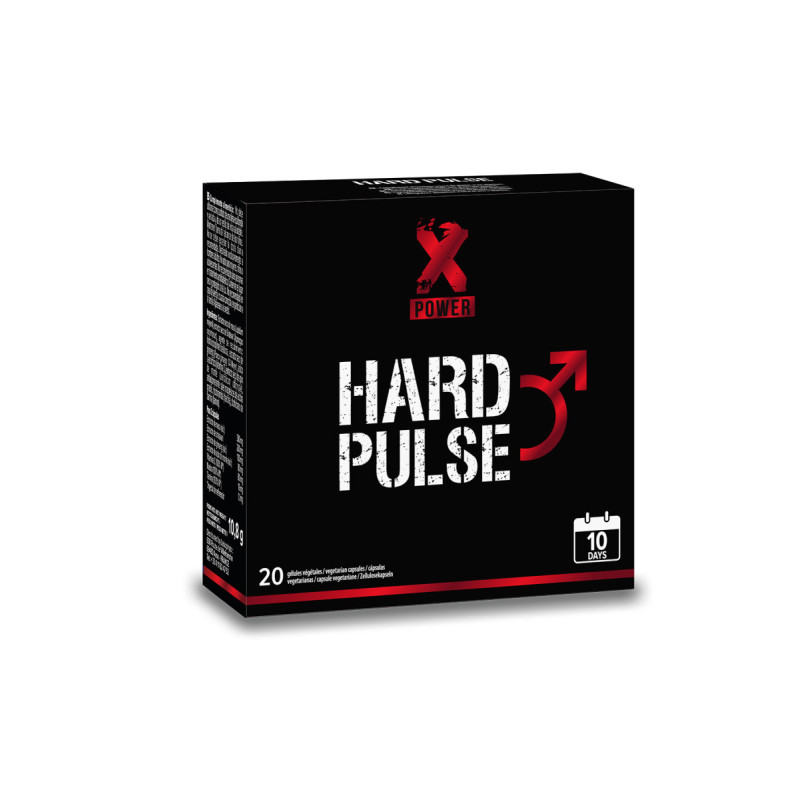 Hard Pulse 20 gélules complément naturel pour booster libido et performances masculines.