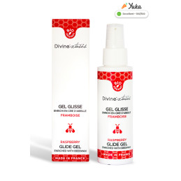 lubrifiant intime aromatisé framboise bio divinextases application
