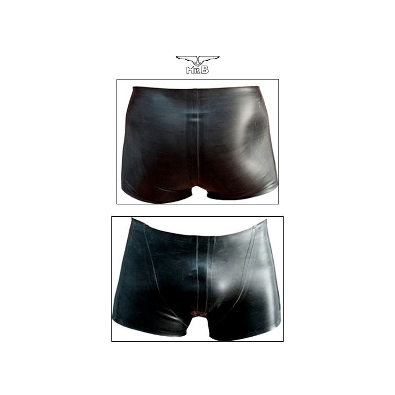 short homme latex moulant avec découpe anatomique
