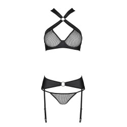 Ensemble sexy Amanda Passion détails raffinés, bretelles réglables, fermeture ajustable et allure irrésistible.