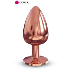 Plug anal Dorcel Large, plaque de base pour une pénétration confortable et sûre