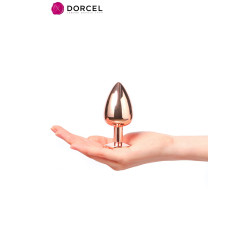 Plug anal L Dorcel, design glamour avec bijou noir, idéal pour le plaisir anal