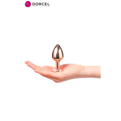 Plug anal M Dorcel, design raffiné avec bijou noir, pour débutants et curieux