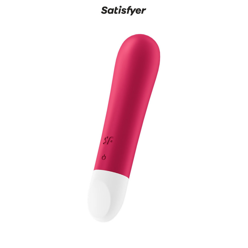 Mini vibromasseur Satisfyer Ultra Power Bullet 1 rouge, petite taille