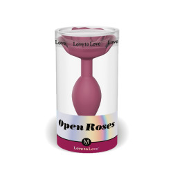 Prise Open Roses socle rose décorative pour insertion sécurisée