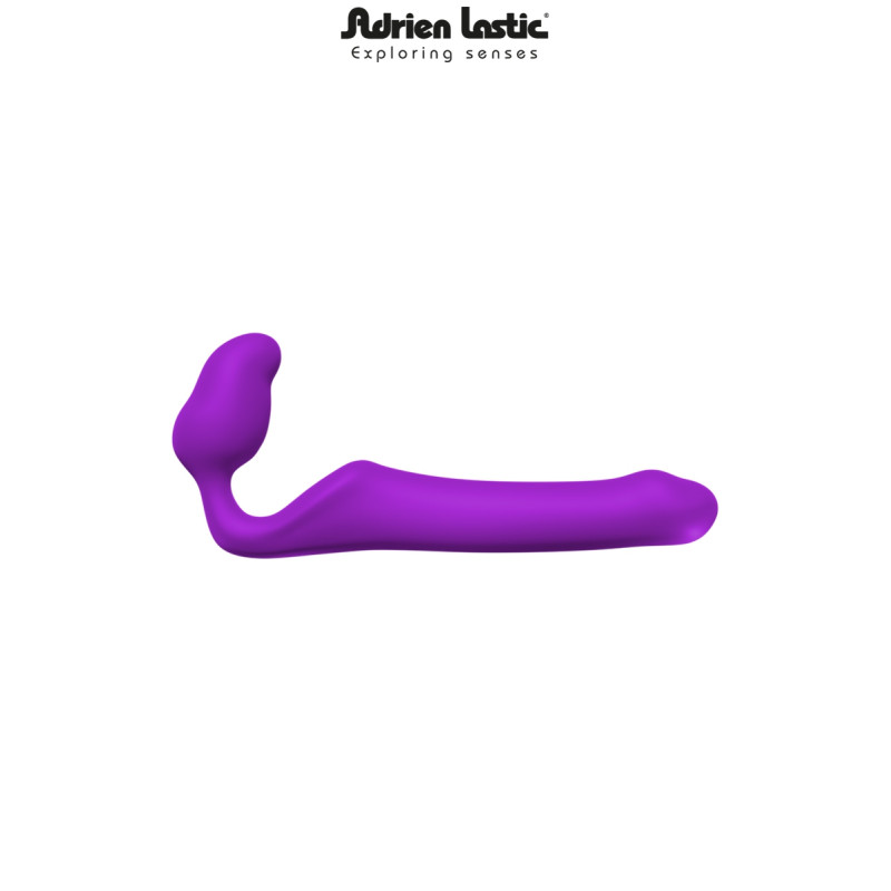 Gode anatomique Queens M Adrien Lastic, gode ceinture flexible sans sangles pour plaisir double