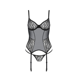 Guêpière Leafa string assorti gousset coton, douceur et design écoresponsable