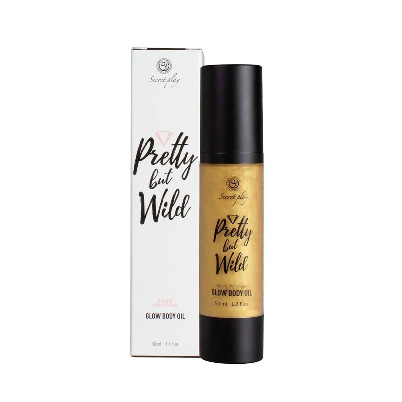 Huile brillante Secret Play Pretty But Wild, hydratation, éclat doré, peau douce