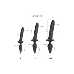 Plug anal et gode réaliste, dimensions adaptées, base sécurisée, idéal pour débutants