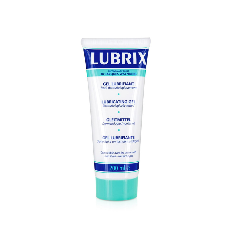 gel lubrifiant à base d’eau Lubrix pour rapports intimes 200ml