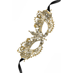 Loup doré Zenith Maskarade loup fin dentelle pour jeux, fêtes, séduction