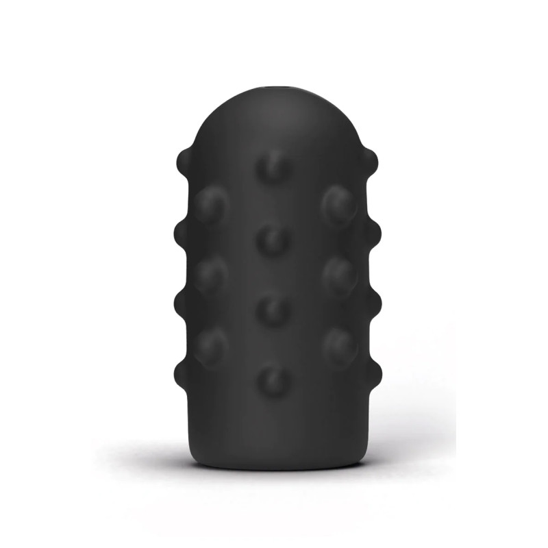 Masturbateur Bumpy All Black texture interne picots Real Skin Touch pour sensations fortes