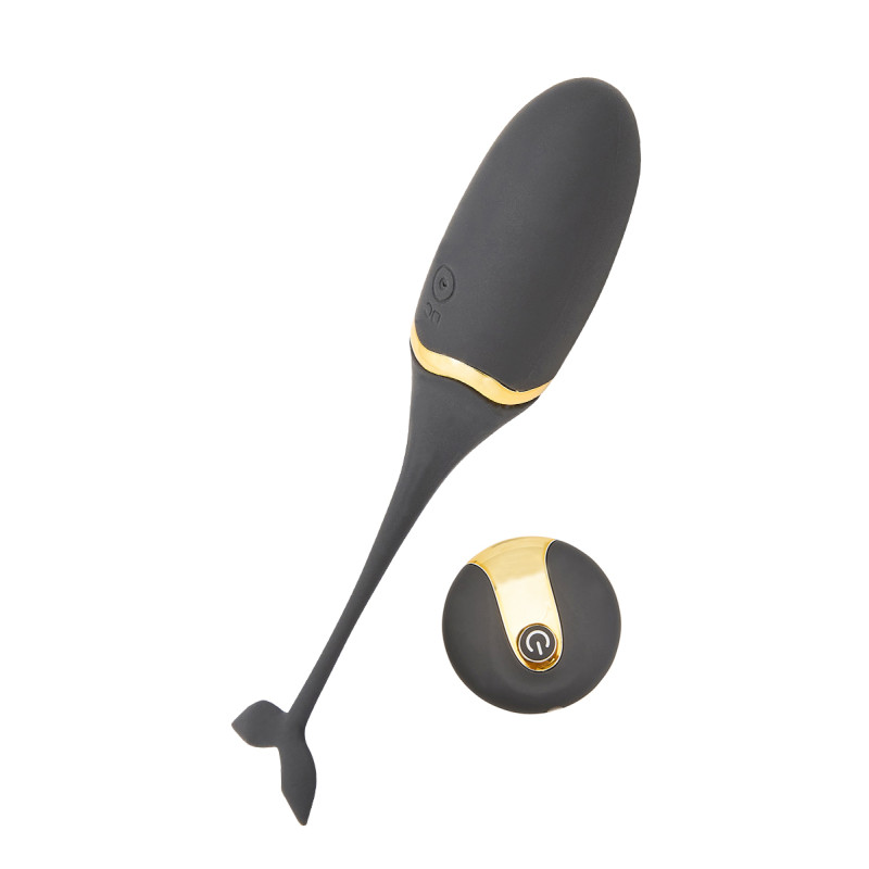 Oeuf vibrant Le tombeur silicone 100% doux, télécommande sans fil, 10 modes de vibration