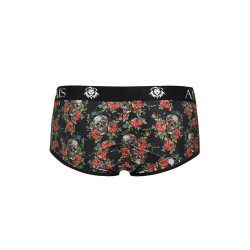 Shorty sexy Anaïs For Men crânes et roses pour style unique et rebelle