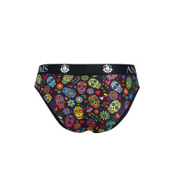 Slip sexy Anaïs For Men motif calaveras pour moments intimes uniques et colorés