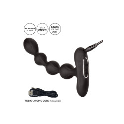Accessoire intime chaîne anale flexible, design ergonomique s’adaptant à l’anatomie, avec vibrations variées.