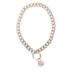 Taboom Dona collier SM médaillon logo brillant 49 cm
